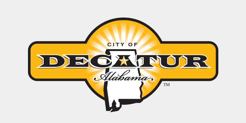 Decatur City Sunburst 로고