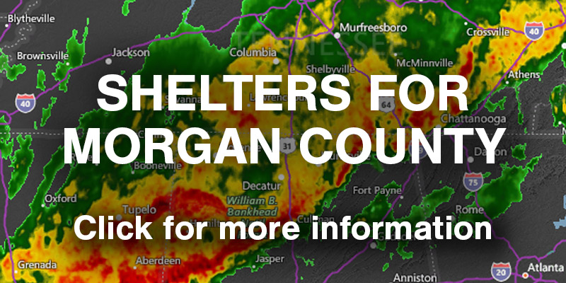 Refugios para el Condado de Morgan