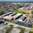An aerial picture of the Decatur Utilities Gas and Water facility